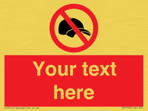 Custom prohibition no caps